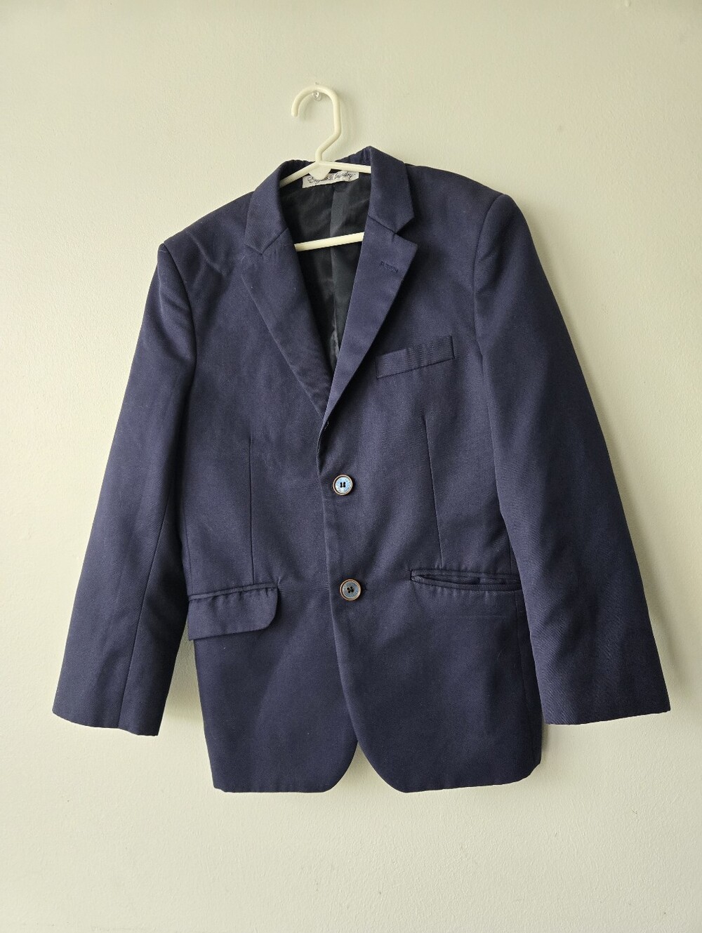 English Laundry Navy Suit Jacket Boys 10